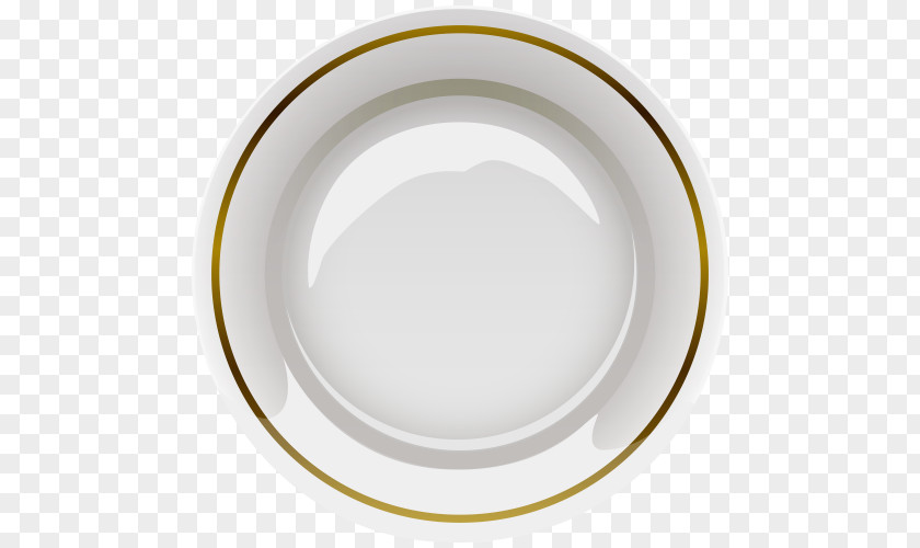 Elegant Plate Tableware PNG