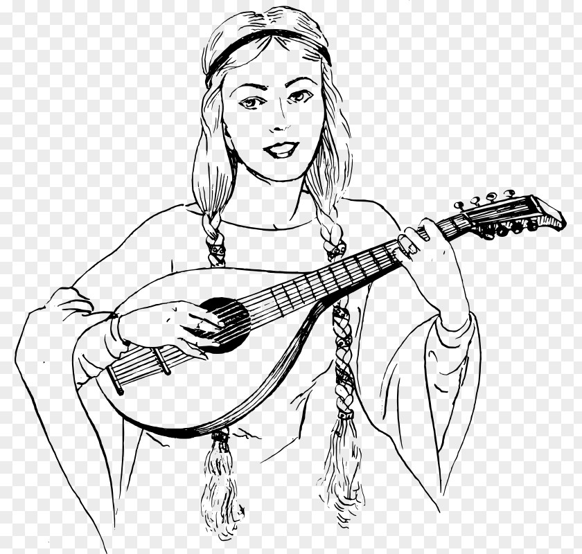 Painting The Lute Player Drawing Clip Art PNG