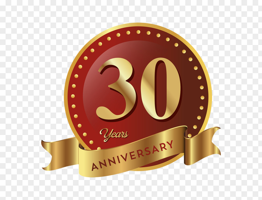30 Anniversary Logo Badge PNG