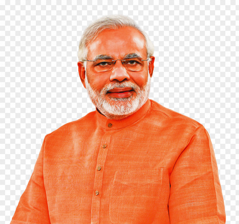 Facial Hair Elder Modi Cartoon PNG