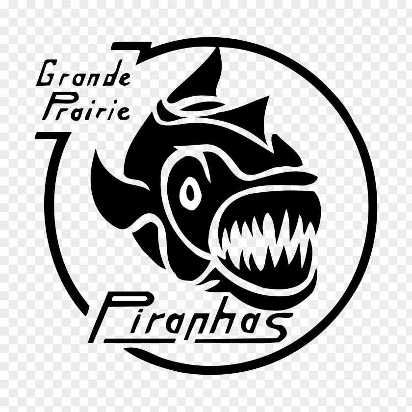 Piranha Logo Vector Graphics Grande Prairie Piranhas Swim Clip Art PNG