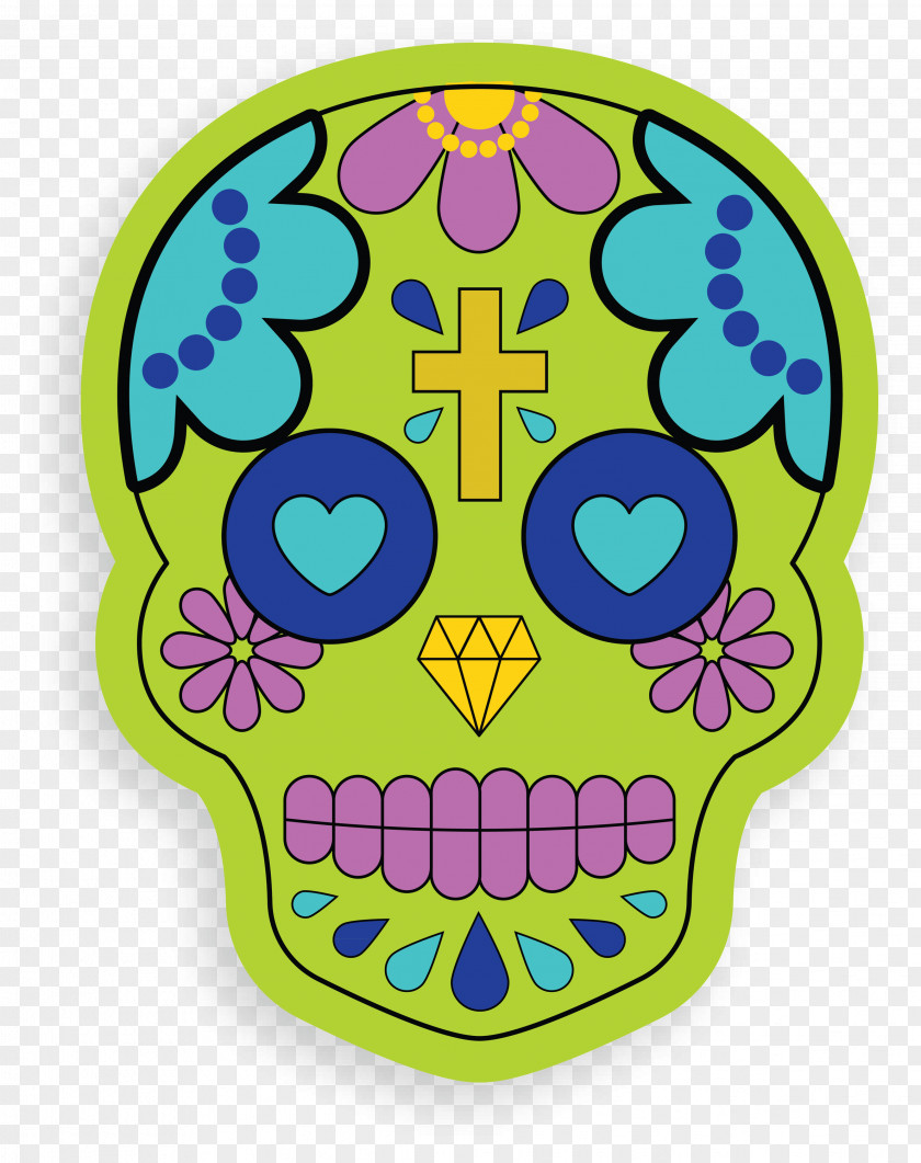Skull Mexico PNG