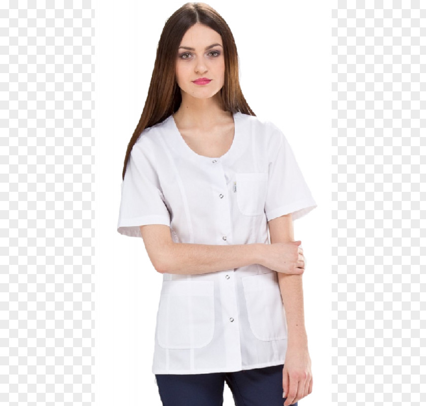 Snap Fastener Sleeve T-shirt Shoulder Blouse PNG