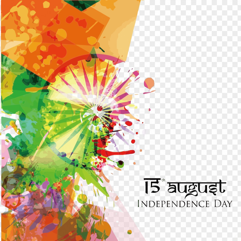 Vector Mapping India Independence Day Indian August 15 Flag Of PNG