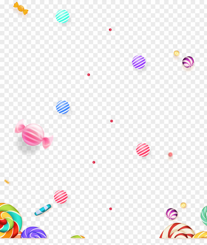Candy Floating Element Wallpaper PNG