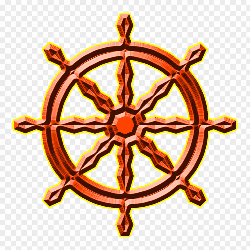 Chakra Ship's Wheel Anchor Boat Clip Art PNG