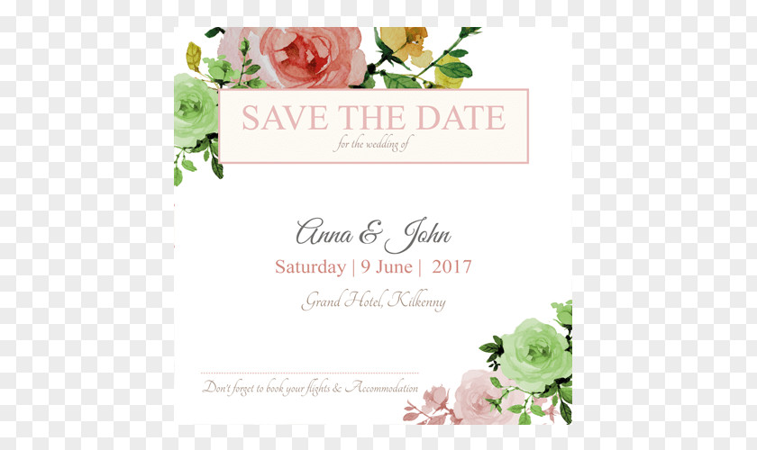 Flower Wedding Invitation Floral Design PNG