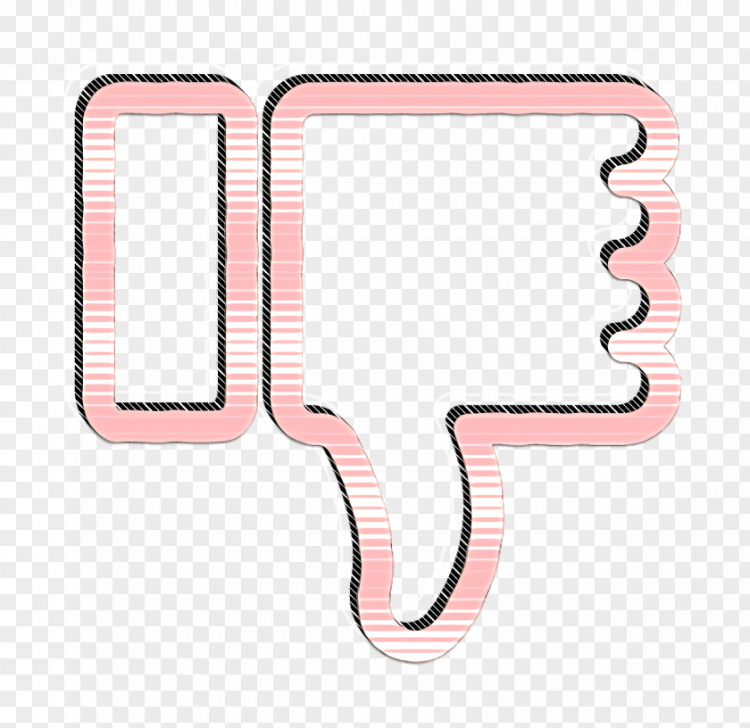 Gestures Icon Unlike Thumb Down PNG