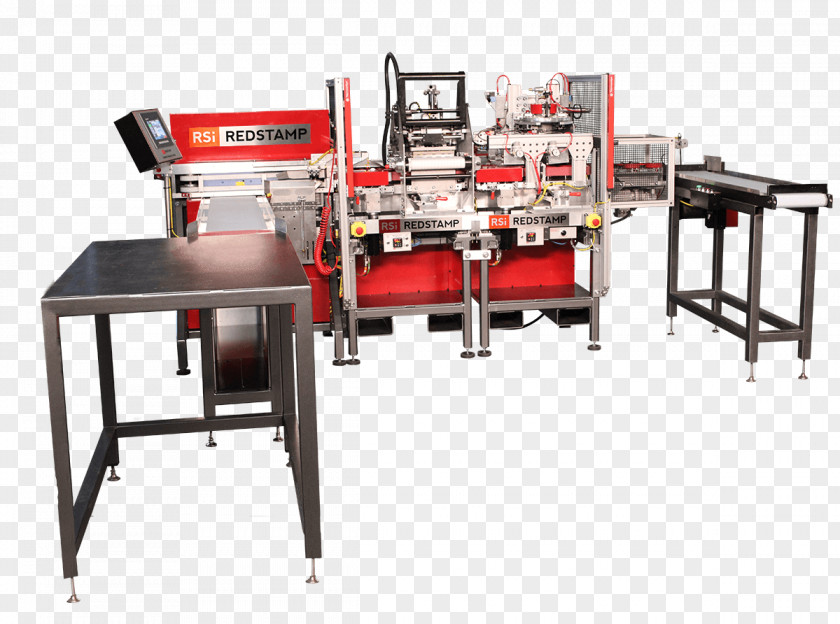 Machinery Border Material Machine RED Stamp Inc Engineering Service Handling PNG