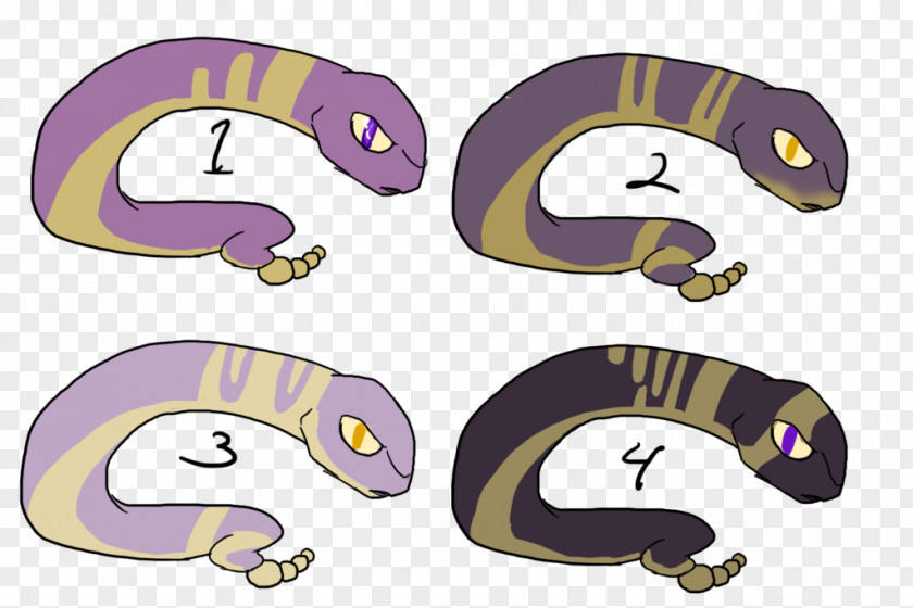 Ekans Carnivora Reptile Character Clip Art PNG