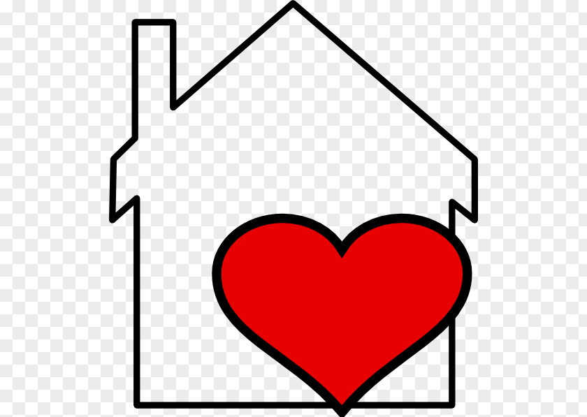 House Heart Clip Art PNG