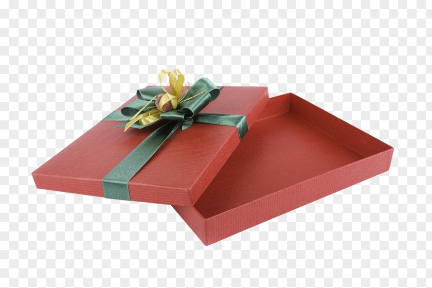 Open The Red Gift Box PNG