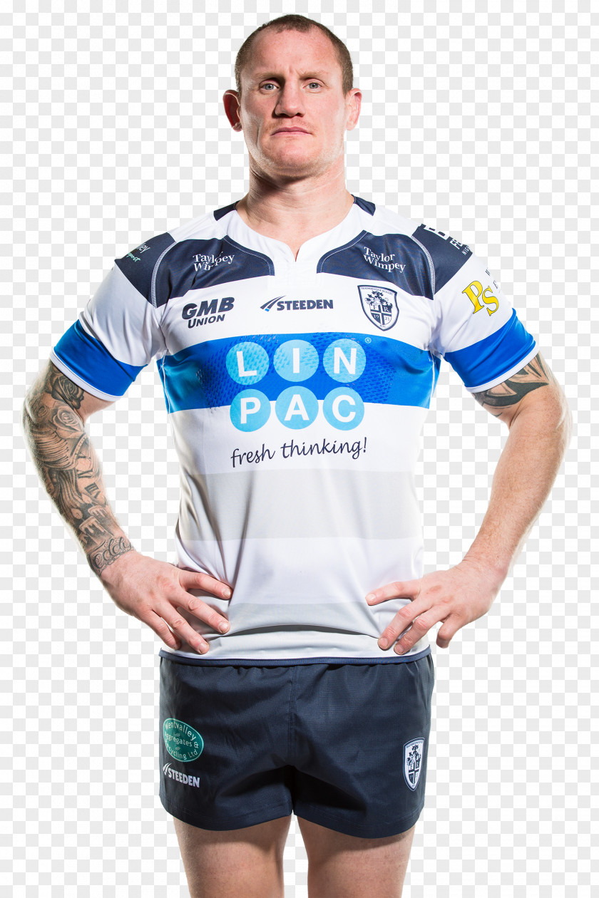 T-shirt James Lockwood Featherstone Rovers Jersey Batley Bulldogs Rugby League PNG