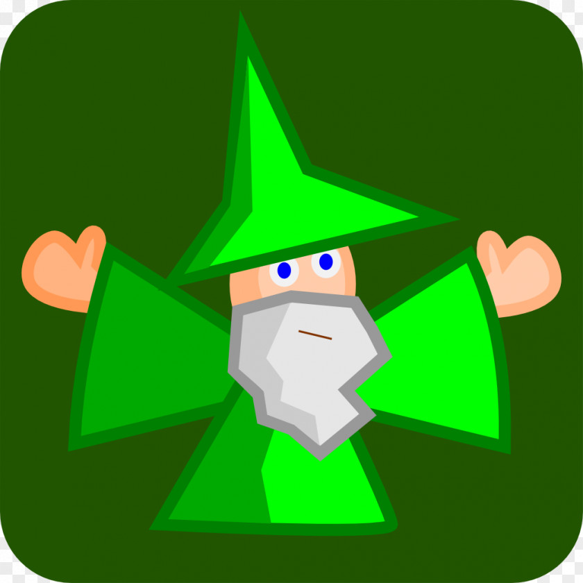 Wizard Line Green Angle Clip Art PNG