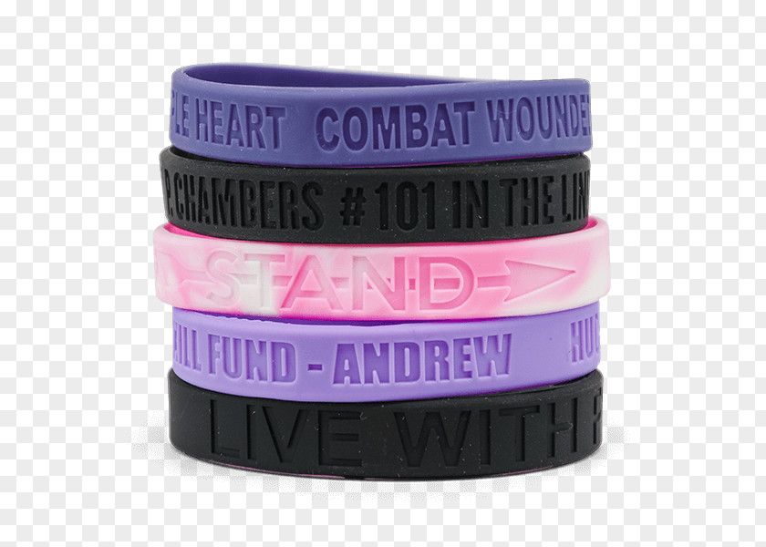 Wristband Bracelet Livestrong Foundation Brand Purple PNG