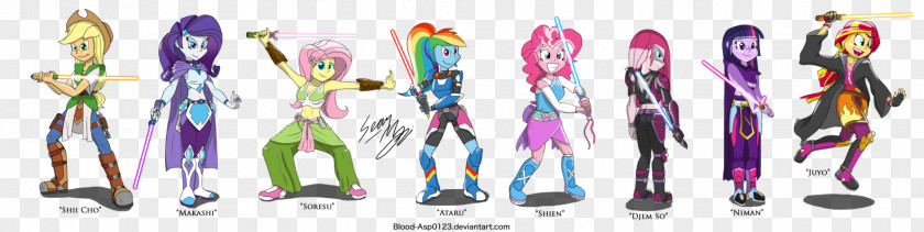 Little Jedi Pinkie Pie Anakin Skywalker Darth Maul Rarity Obi-Wan Kenobi PNG