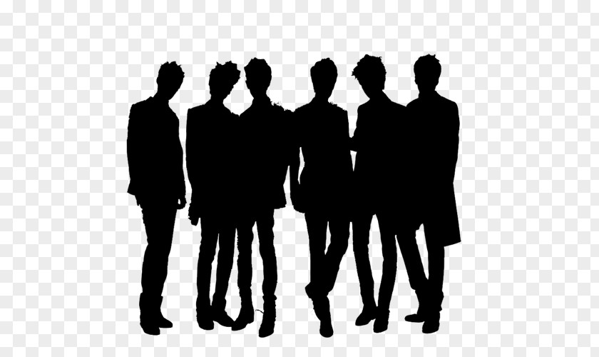 Social Group People Silhouette Standing Male PNG