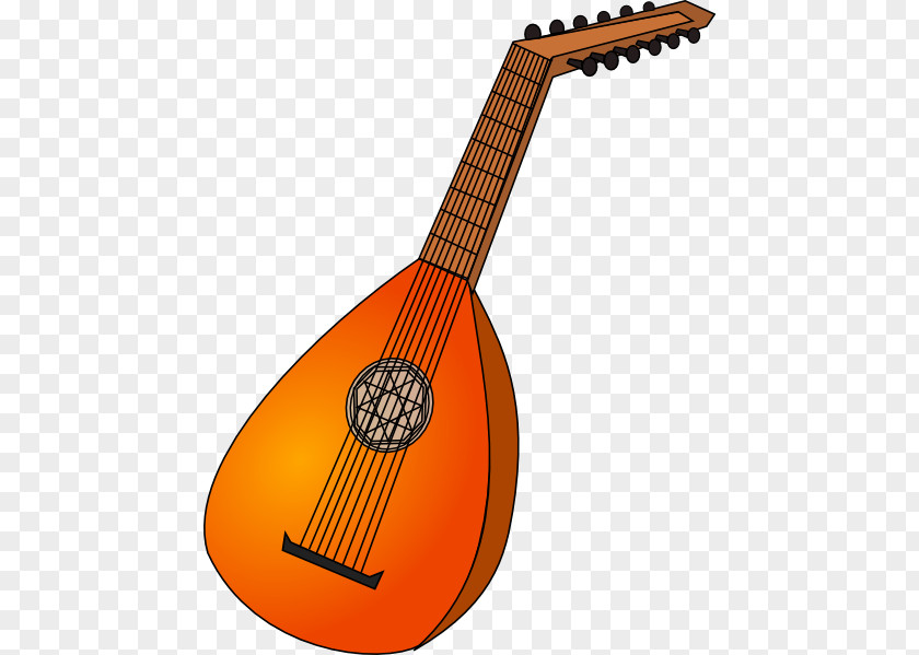 Ancient Musical Instruments Lute String Clip Art PNG