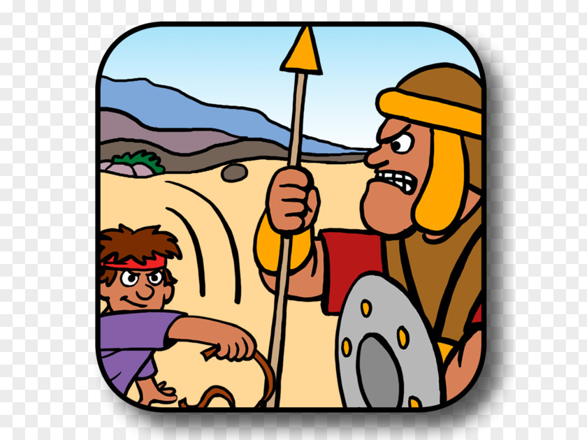 David And Goliath Bible Story Clip Art PNG