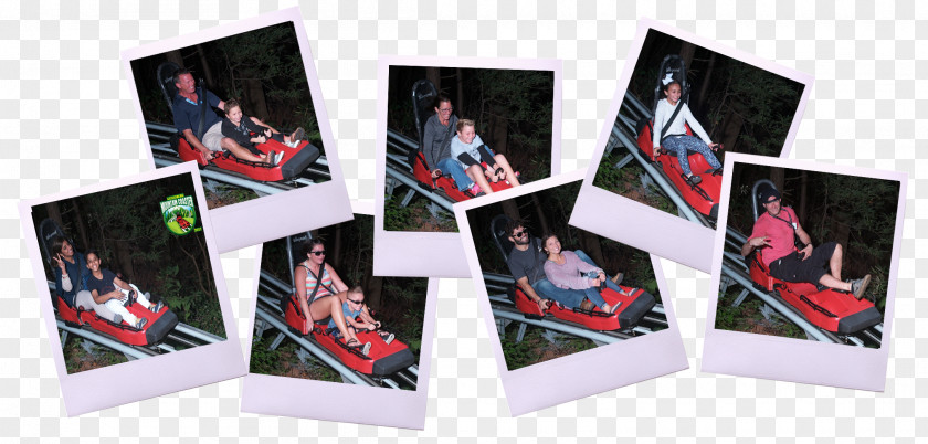 Polaroid Photo Paper Gatlinburg Mountain Coaster Roller Tourist Attraction PNG