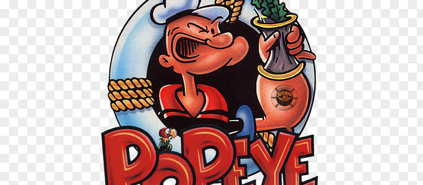 Popeye Village Saves The Earth Pinball Character PNG