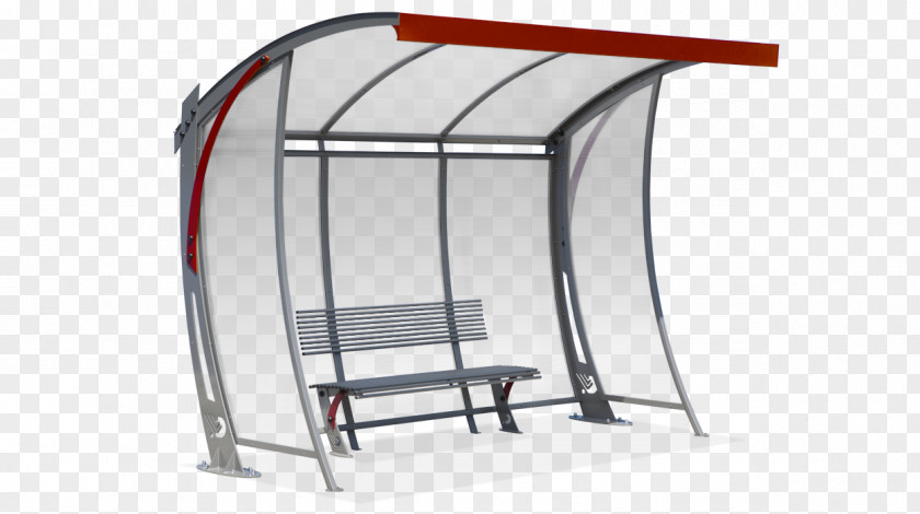 Bis Bus Stop Shelter Steel Roof PNG