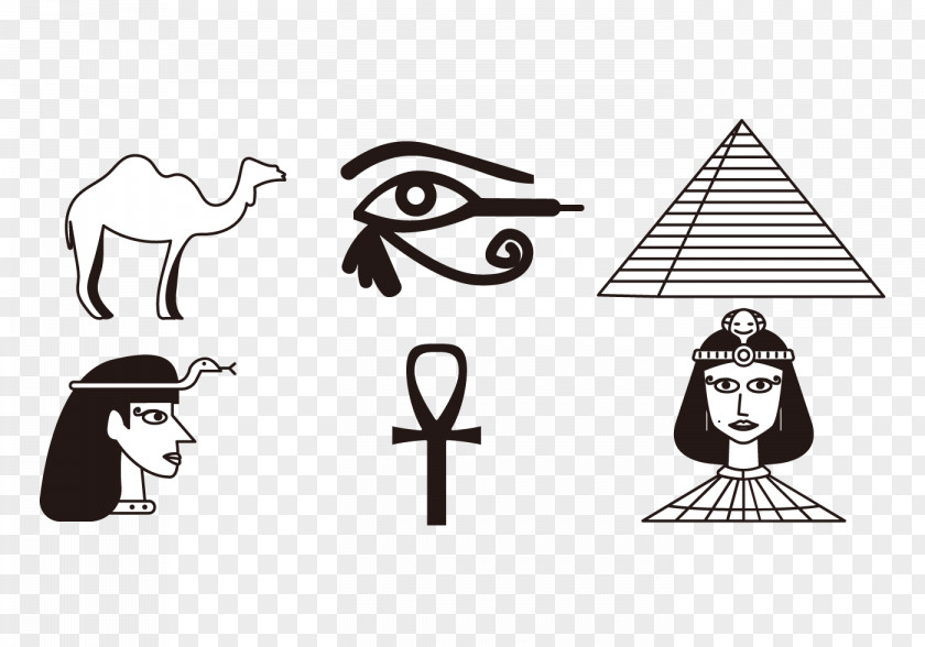 Egypt Features Cleopatra Ancient Euclidean Vector PNG