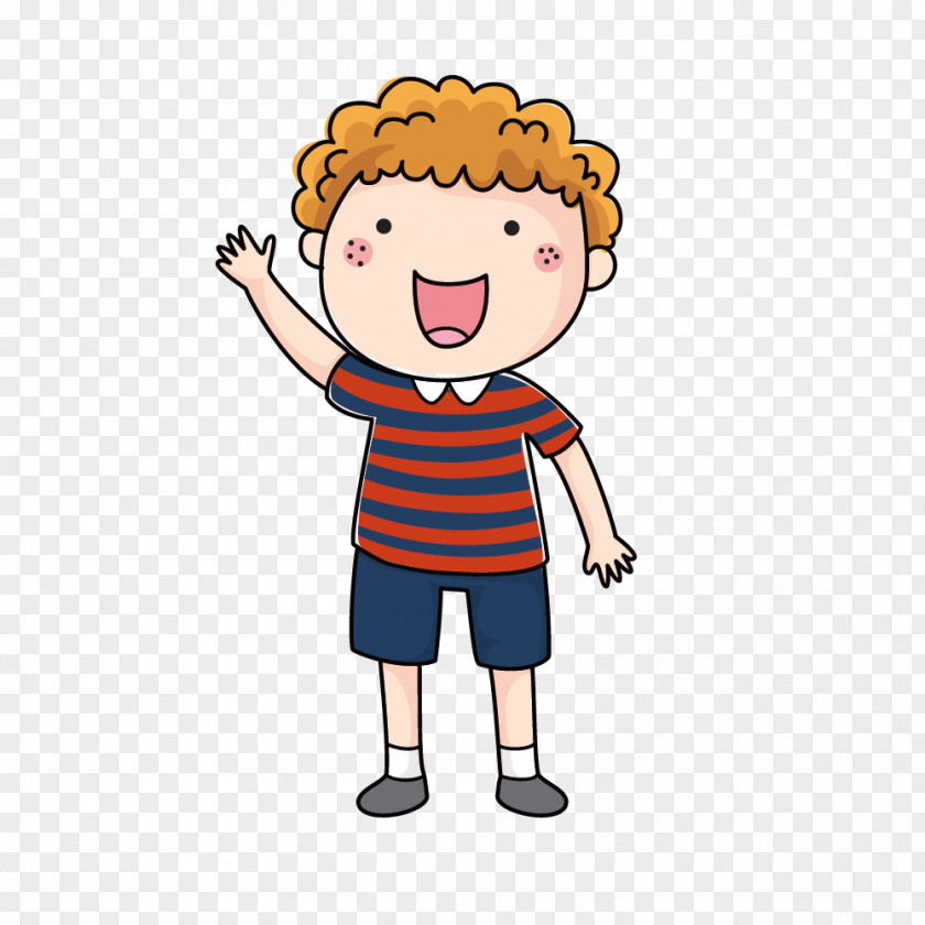 Foreign Curly Boy Euclidean Vector Cartoon PNG