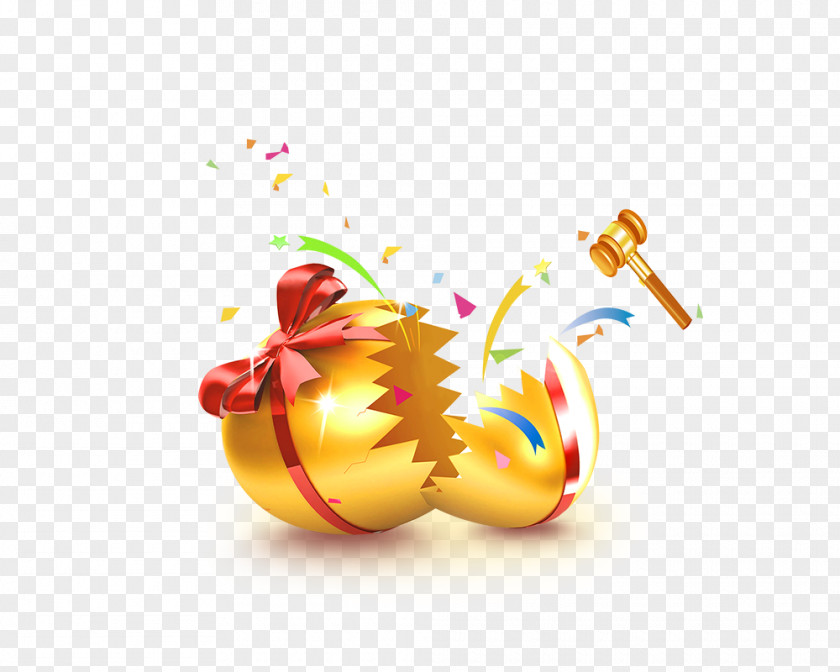 Golden Egg Gratis Poster PNG