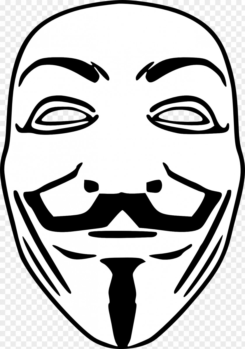 Anonymous Mask Occupy Movement Guy Fawkes V For Vendetta PNG