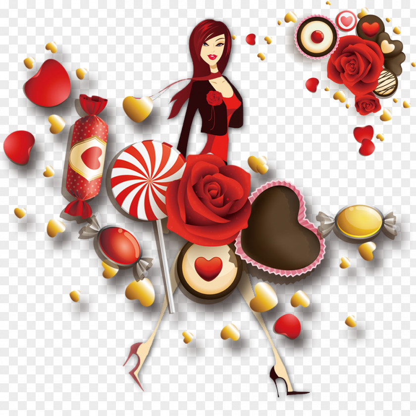 Beauty And Sweets Icon PNG