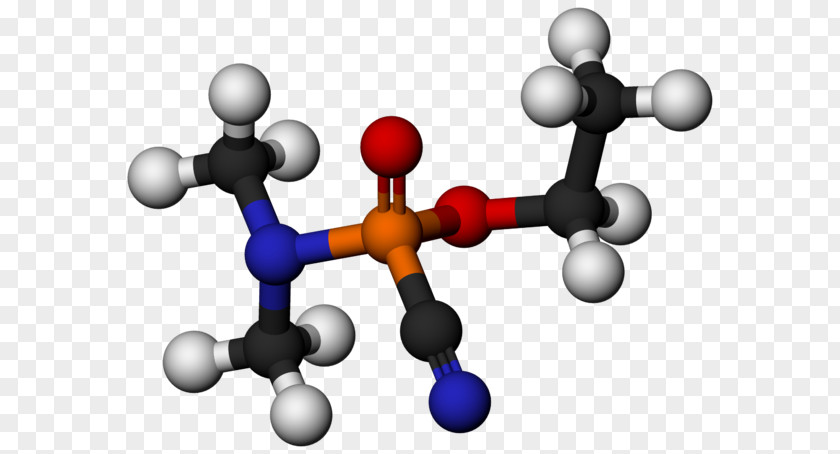 Chemical Attack Sarin Nerve Agent Molecule Soman Tabun PNG