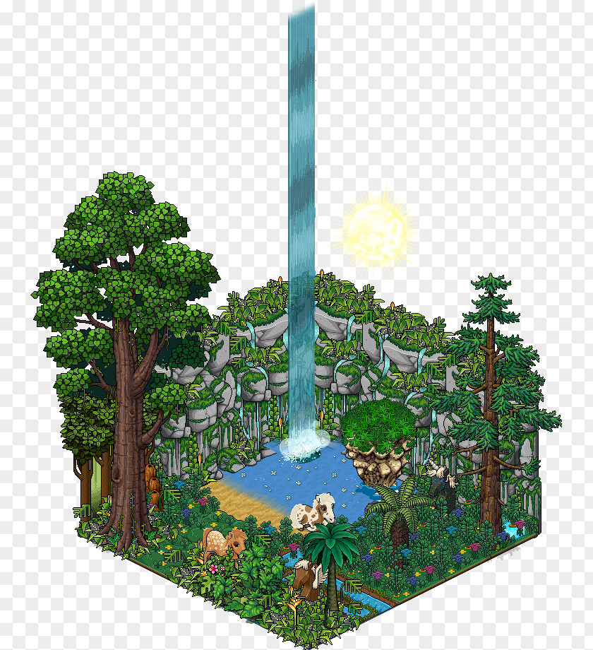 Lake Seed Biome Room Landscaping PNG