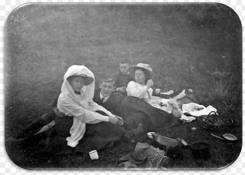 Picnic Monochrome Photography Stock PNG
