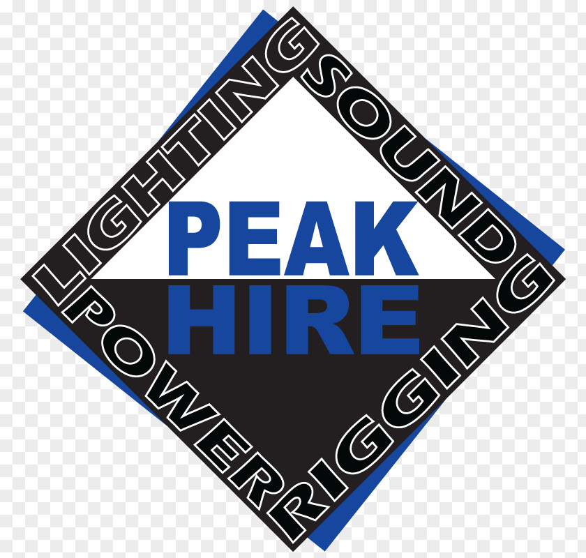 Truss Logo Peak Hire Ltd Lighting Blue PNG