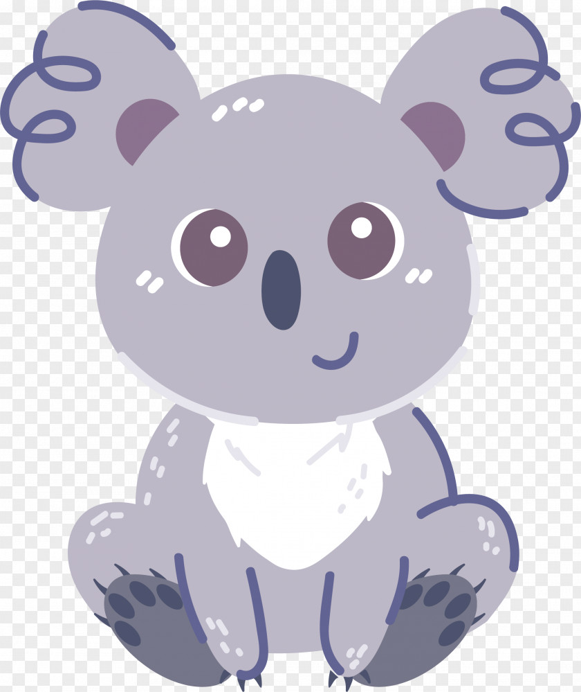 Gray Cute Koala Euclidean Vector Computer File PNG