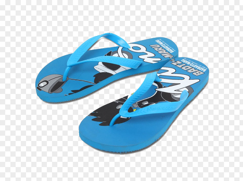 Illustration Blue Sandals Flip-flops Slipper PNG