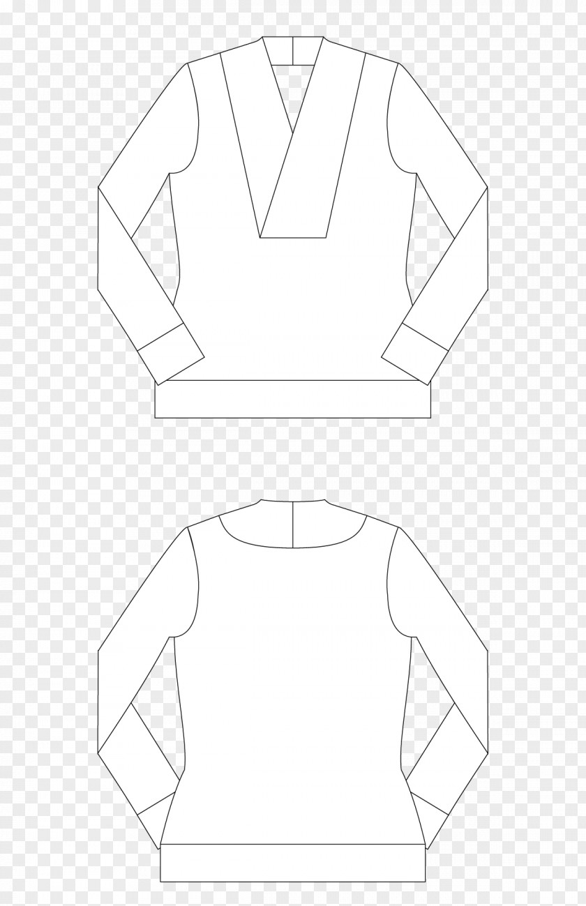 Pattern Line Drawing Clothing Collar PNG