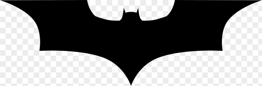 Batman Begins Stencil Silhouette Logo PNG