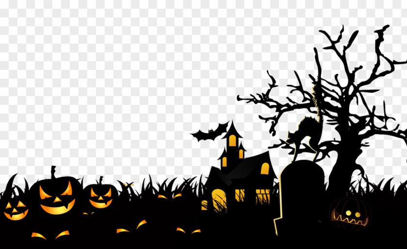 Halloween Ghost Town Jack Skellington Pumpkin Costume Party Clip Art PNG