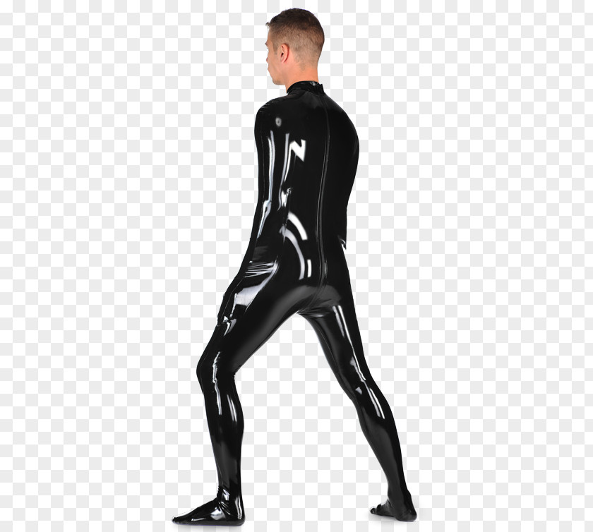 Latex Catsuit Collar Wetsuit LaTeX Spandex PNG