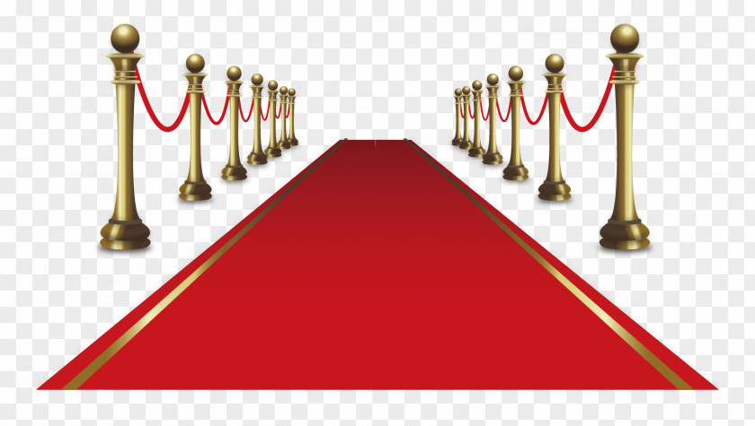 Cartoon Awards Red Carpet Cylinder Lock PNG