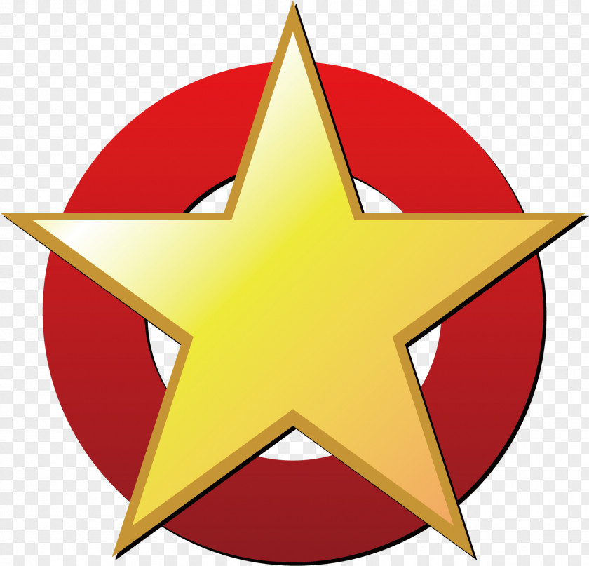 Five-pointed Star Detail Button Euclidean Vector PNG