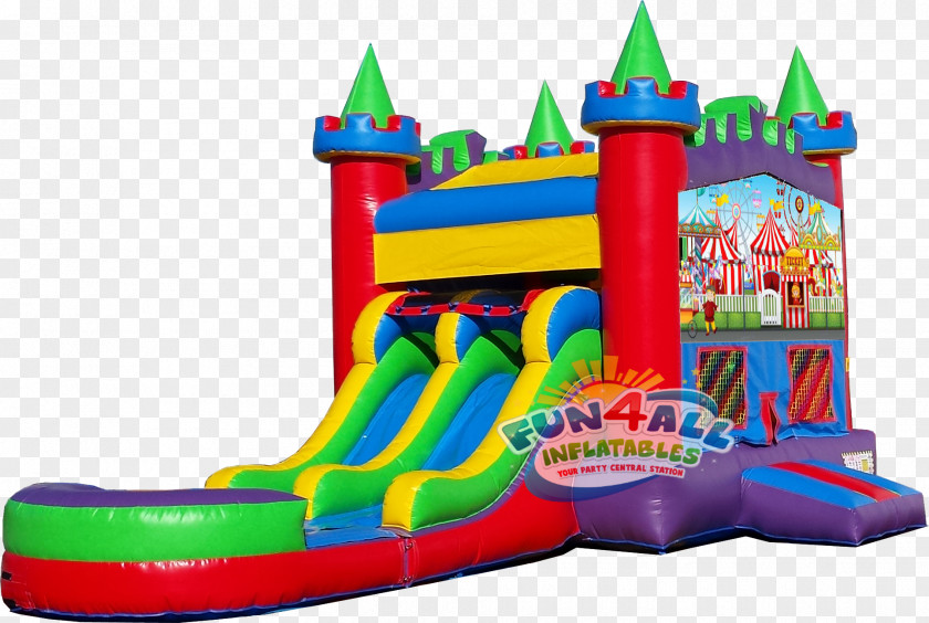 Water Slide Rentals & Bounce House Rental Destin Playground SlideCircus Navarre Fun 4 All Inflatables PNG