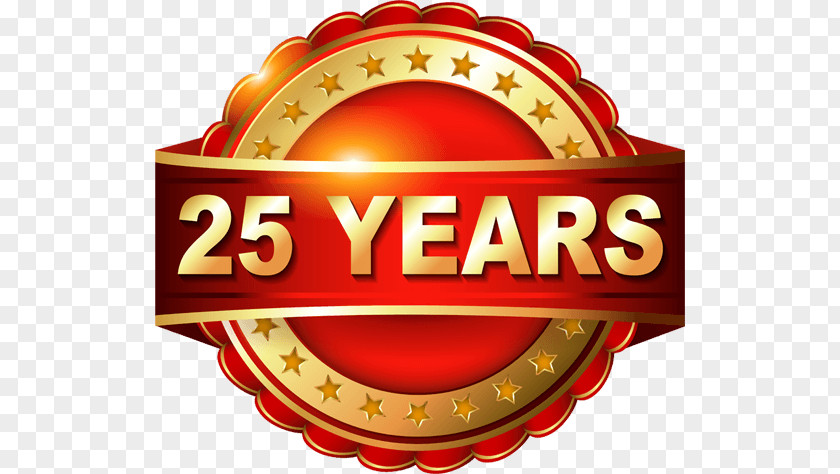 25 Years Anniversary Stock Photography Clip Art PNG