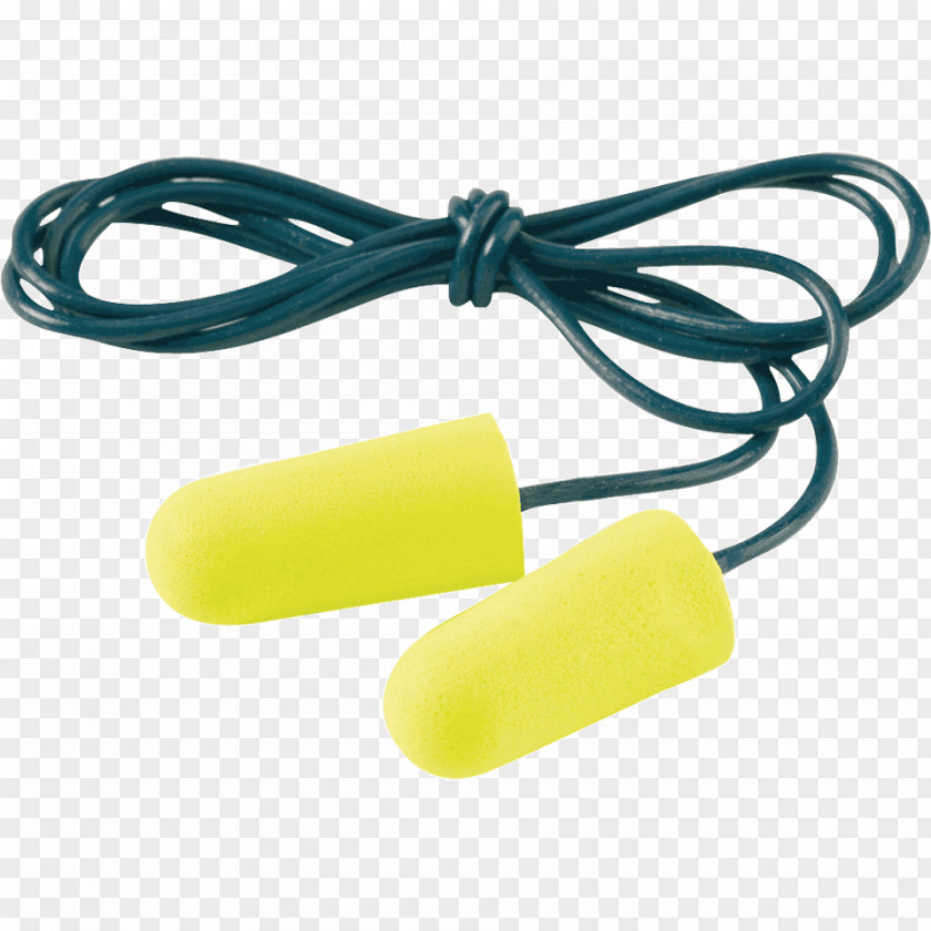Ear Earplug 3M Gehoorbescherming Yellow PNG