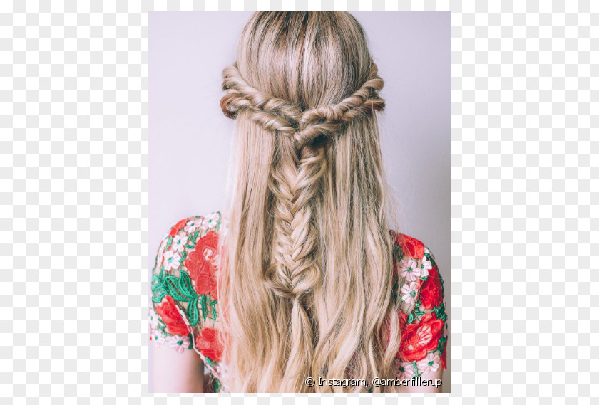 Hair Long Braid Blond Hairstyle PNG