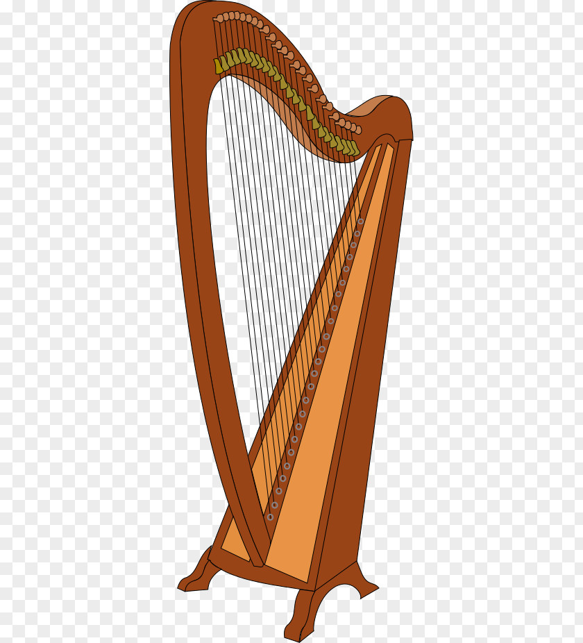 Harp Celtic Musical Instruments PNG