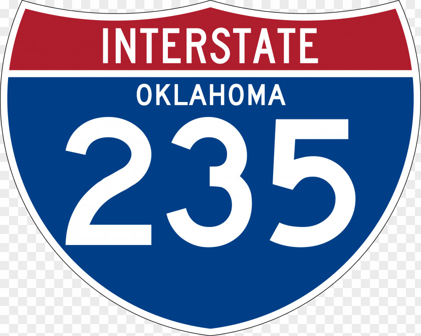 Interstate 235 244 240 US Highway System Logo PNG