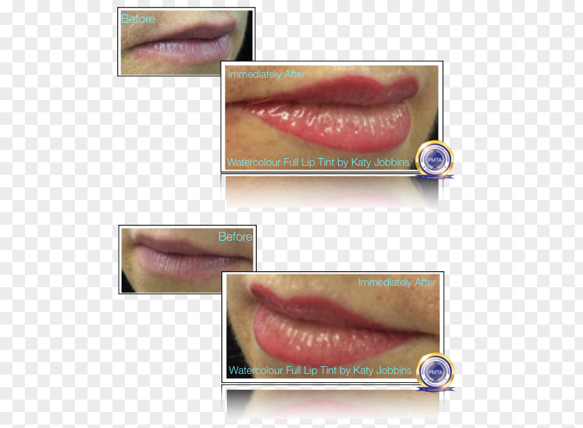 Lip Tint Gloss Close-up PNG